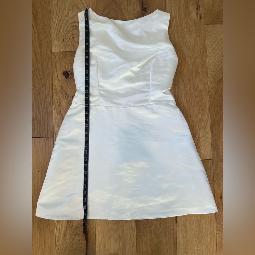 Reformation Zenni White Mini Dress - Picture 3 of 5